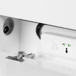 FODTERAPEUT BORD P HJUL 6052T HVID