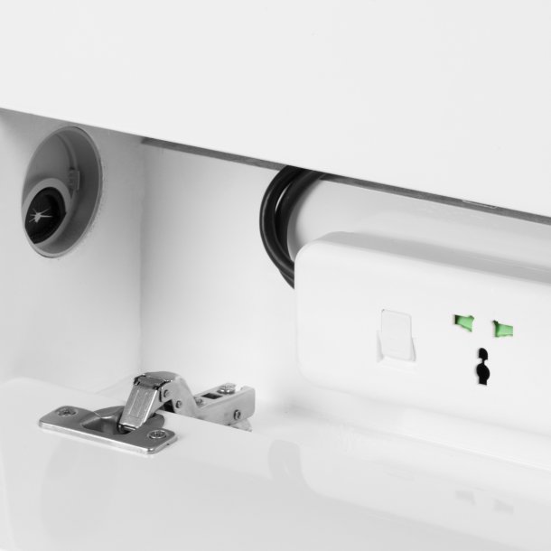 FODTERAPEUT BORD P HJUL 6052T HVID