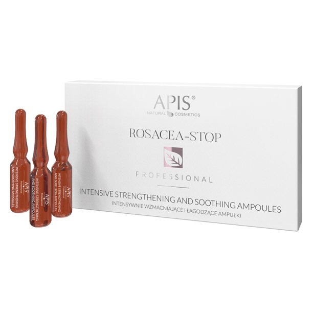 APIS ROSACEA- STOP Intensivt beroligende og beroligende 10x3 ml ampuller