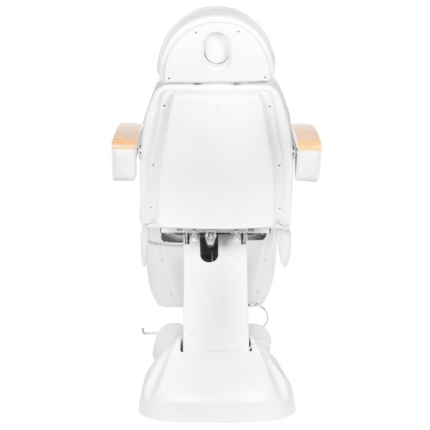 KOSMETISK ELEKTRISK STOL. LUX HVID MED VARMEFUNKTION