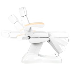KOSMETISK ELEKTRISK STOL. LUX HVID MED VARMEFUNKTION