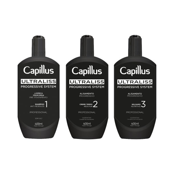 Capillus Ultraliss Nanoplastia, st til nanoplastikbehandlingen, 3x400ml