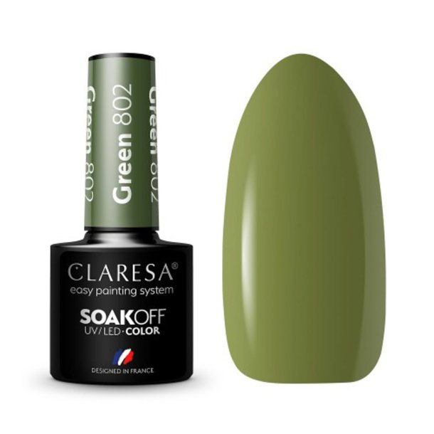 CLARESA Hybrid POLISH GREEN 802 -5g