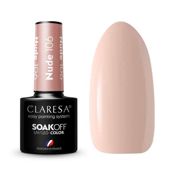 CLARESA Hybrid neglelak NUDE 106 -5g