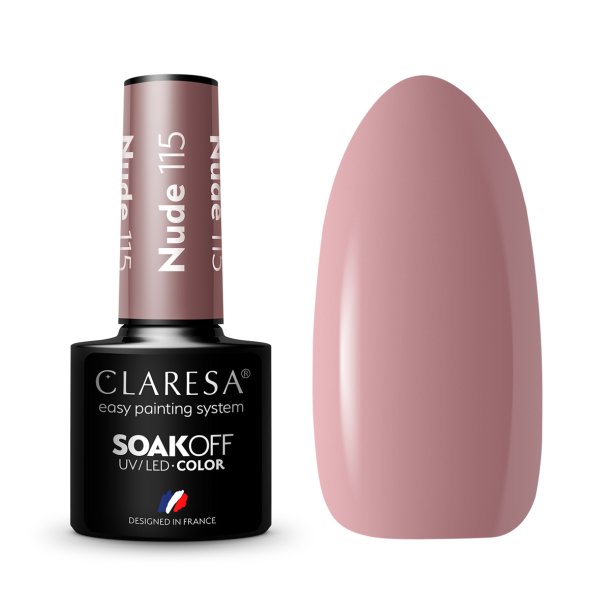 CLARESA Hybrid neglelak NUDE 115 -5g