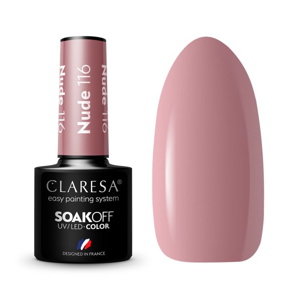 CLARESA Hybrid neglelak NUDE 116 -5g