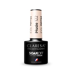CLARESA Hybrid neglelak NUDE 122 -5g