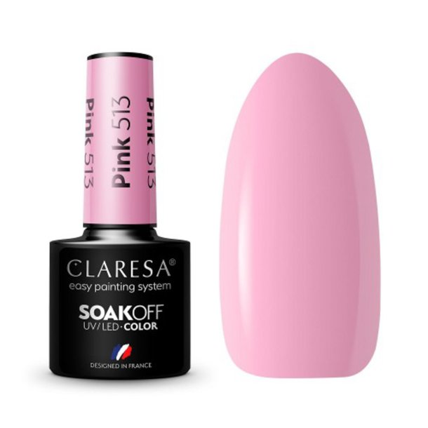 CLARESA Hybrid neglelak PINK 513 -5g