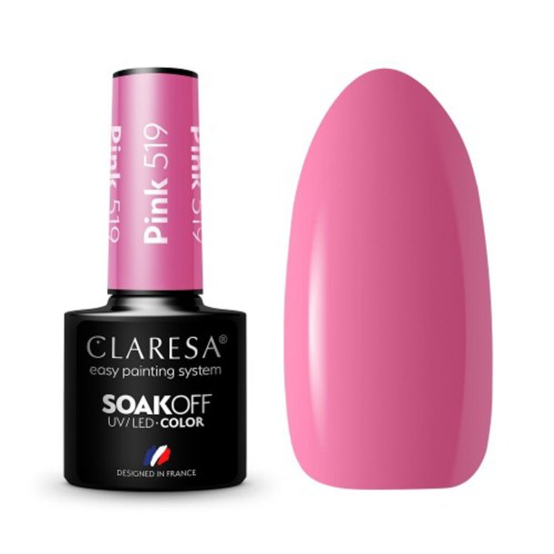 CLARESA Hybrid neglelak PINK 519 -5g