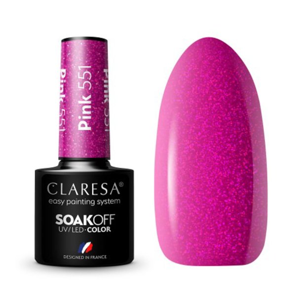 CLARESA Hybrid neglelak PINK 551 -5g