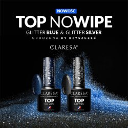 CLARESA TOP NO WIPE 5G GLITTER BL