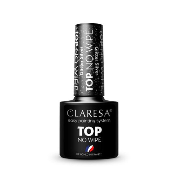 CLARESA Top No Wipe 5g Glitter Slv