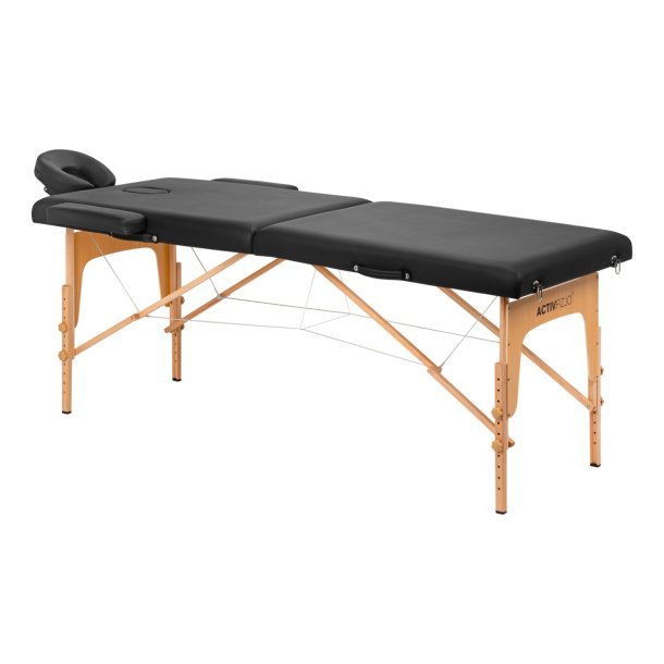 TR FOLDEBRIKS TIL MASSAGE ACTIVFIZJO LUX 2-SEKTIONER 190X70 SORT