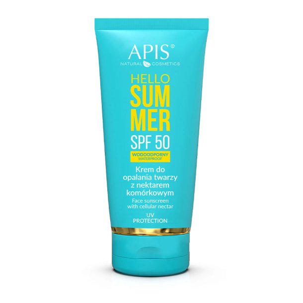 APIS Hello Summer Spf 50, Face Sunscreen Cream med Cell Nectar 50 ml