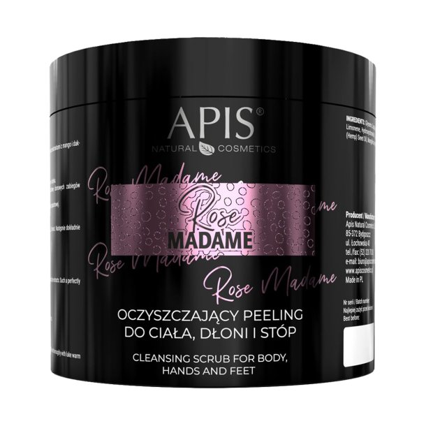 APIS Rose Madame, Cleansing Body and Foot Scrub 700 g