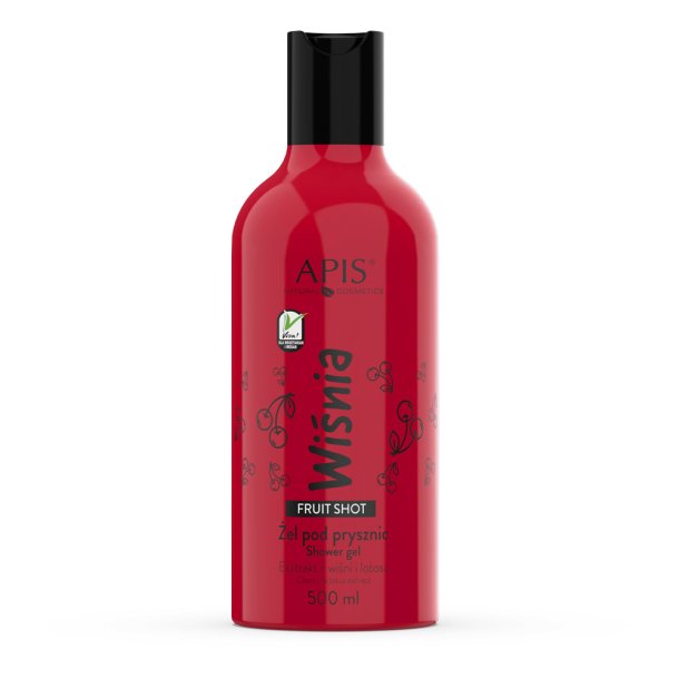 APIS Frugtshot, Cherry Shower Gel 500 ml