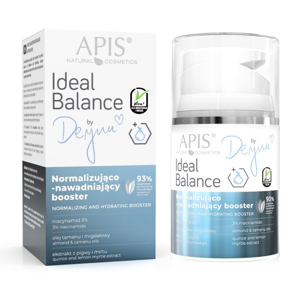 APIS Ideal Balance By Deynn, Normaliserende-hydrerende booster 50 ml