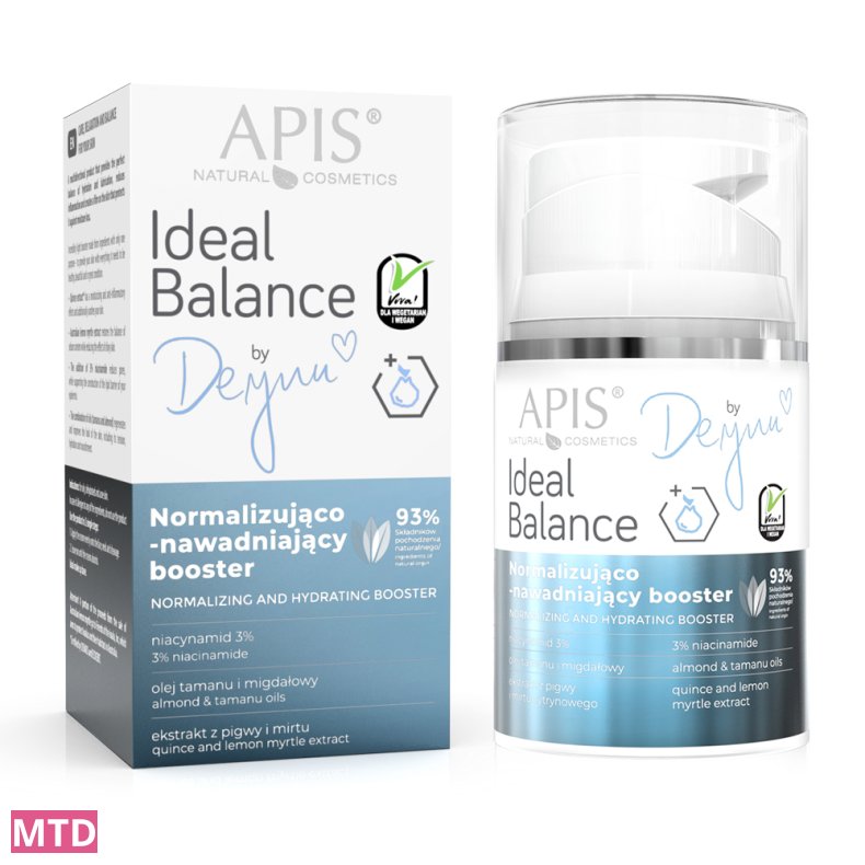 APIS Ideal Balance By Deynn, Normaliserende-hydrerende booster 50 ml