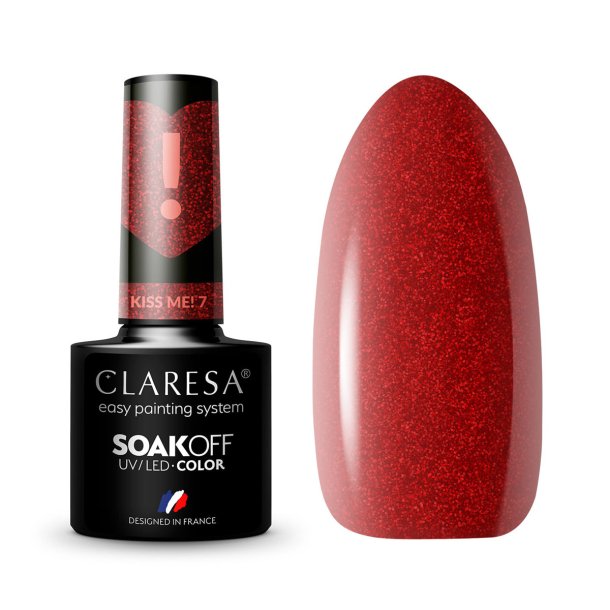 CLARESA hybrid polish Kiss Me! 7-5 g