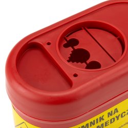 MEDICINSK AFFALDSBEHOLDER 0,7 L RD