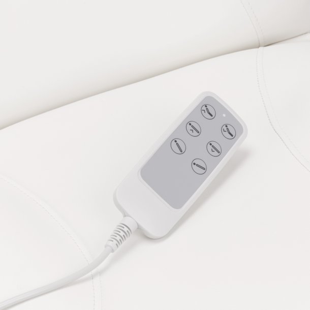 Sillon Basic elektrisk kosmetikstol 3 motorer hvid