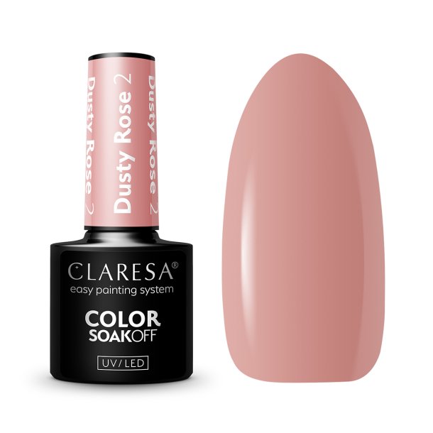 CLARESA Hybrid neglelak DUSTY ROSE 2 -5g