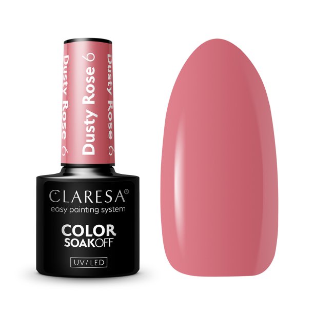 CLARESA Hybrid neglelak DUSTY ROSE 6 -5g