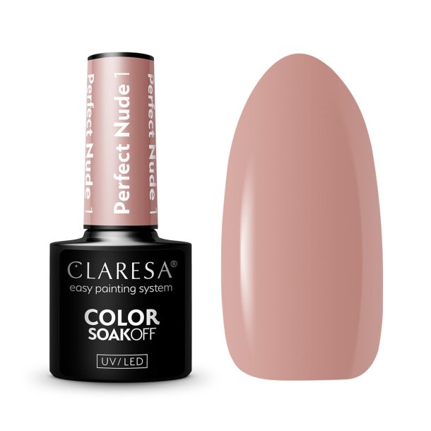 CLARESA Hybrid neglelak PERFECT NUDE 1 -5g