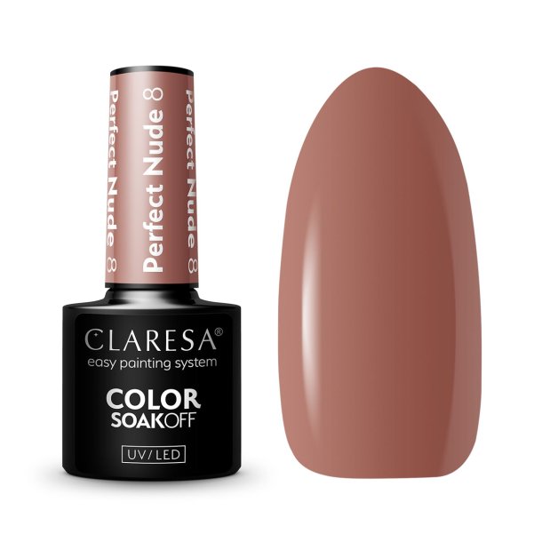 CLARESA Hybrid neglelak PERFECT NUDE 8 -5g