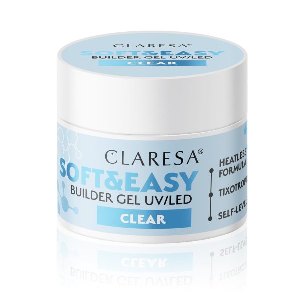 Claresa builder gel Soft &amp; Easy gel klar 90g
