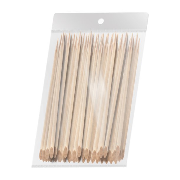 100 stk. Træ manicure pinde 15 cm OCHO NEGLE