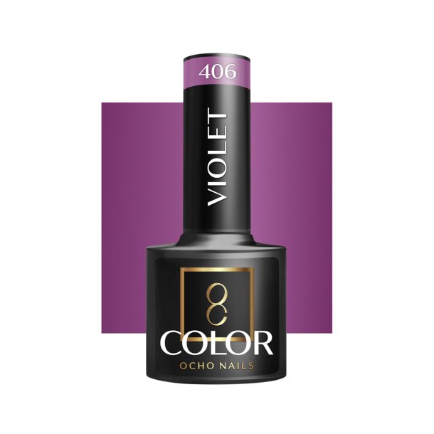 OCHO NAILS Hybrid neglelak violet 406 -5 g