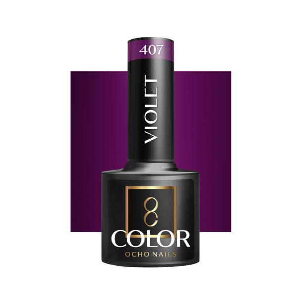 OCHO NAILS Hybrid neglelak violet 407 -5 g