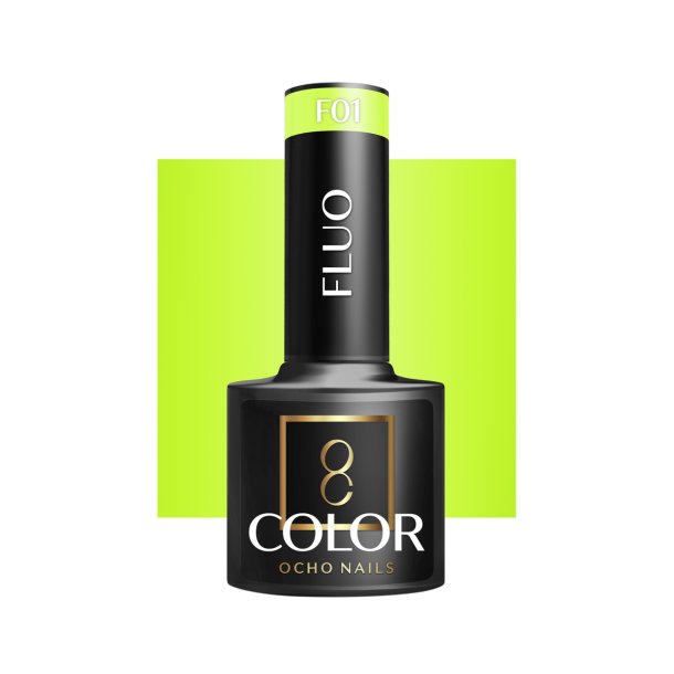 OCHO NAILS Hybrid neglelak fluo F01 -5 g