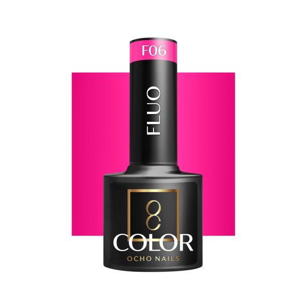 OCHO NAILS Hybrid neglelak fluo F06 -5 g