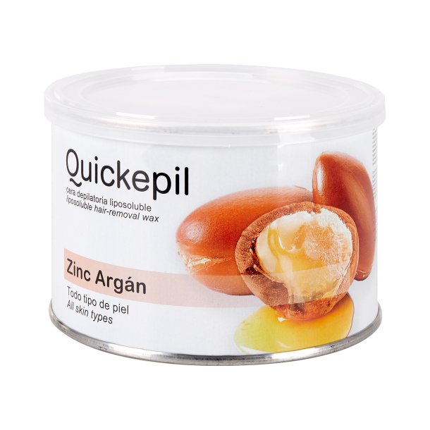 Quickepil hrfjerningsvoks dse zink-argan 400 ml