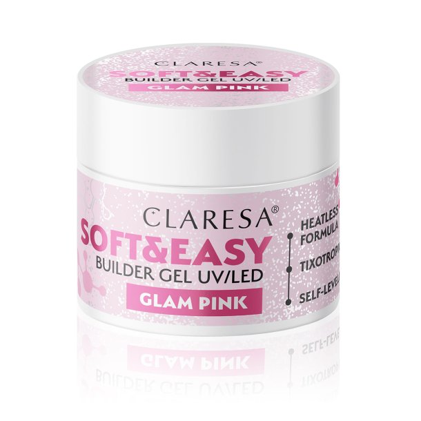 Claresa builder gel Soft&Easy glam pink 12g