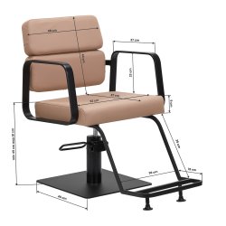 Gabbiano Porto-BM frisrstol sort beige