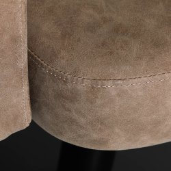 Frisrstol Gabbiano Roma 'slidt' brun