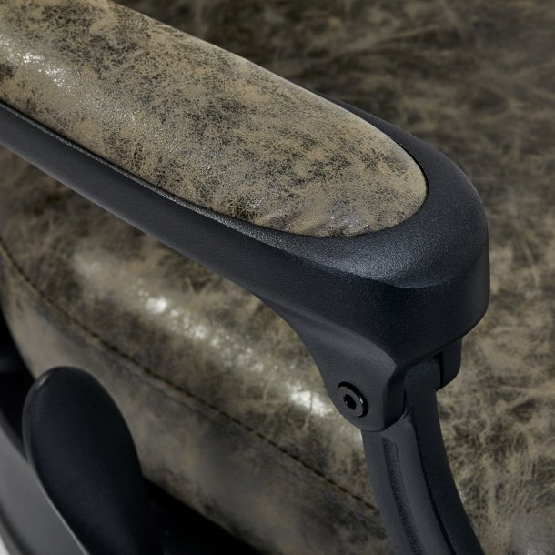 Barberstol President Old Leather Green