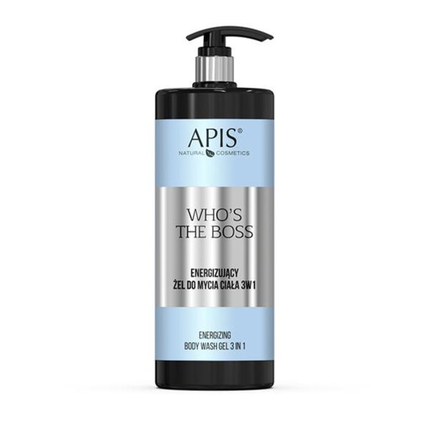 Apis who's the boss energigivende body wash gel 3in1 1l