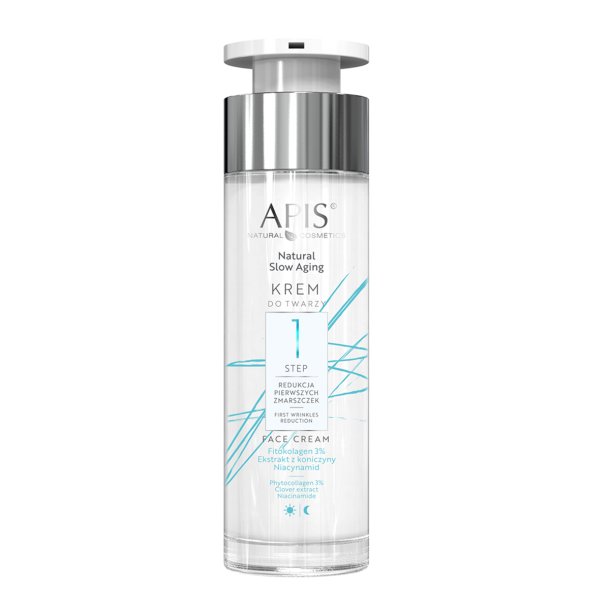 Apis Natural slow-aging Face Cream TRIN 1 reduktion af frste rynker 50 ml.