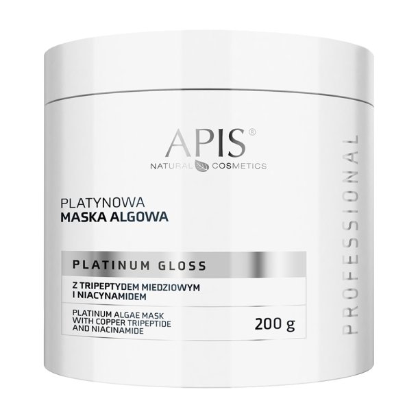 Apis Platinum Gloss Platinum alge maske med honning tripeptid og niacinamid 200 g