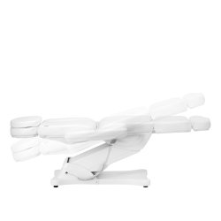 Elektrisk kosmetikstol SILLON CLASSIC 4 motorer med vugge hvid
