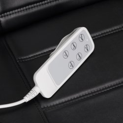 Elektrisk kosmetikstol SILLON Lux 273b med 3 motorer + skammel 304 sort