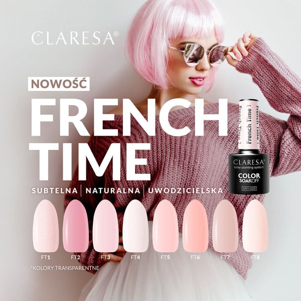CLARESA French Time Hybrid Polish 7 -5g