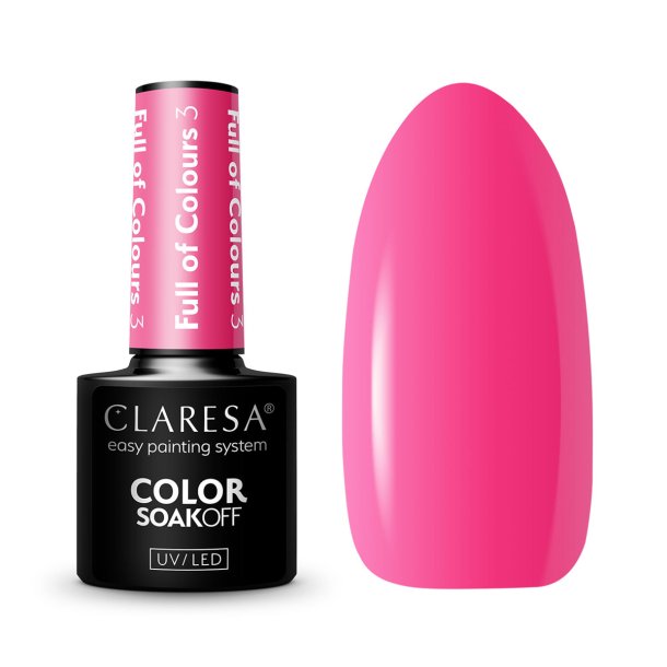 CLARESA Fuld af farver Hybrid Polish 3 -5g