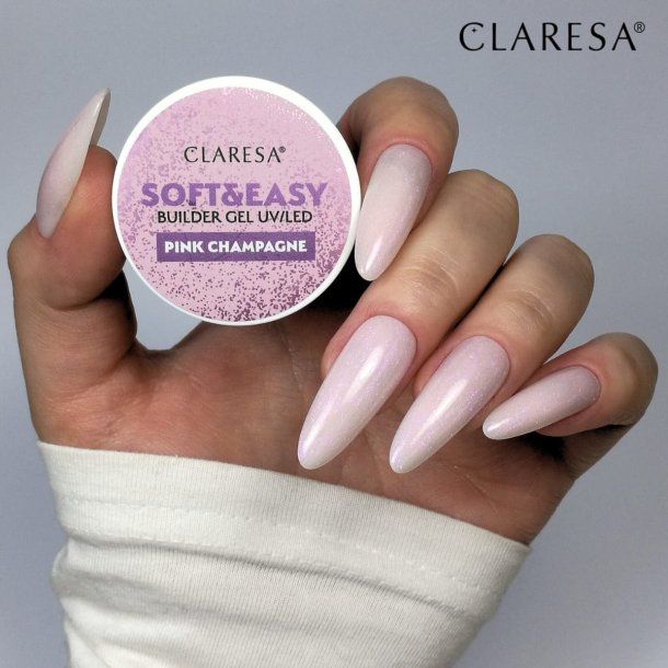 Claresa Soft&Easy building gel pink champagne 90g