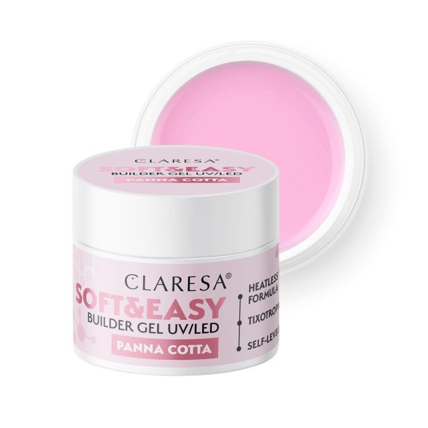 Claresa builder gel Soft&Easy gel panna cotta 12g