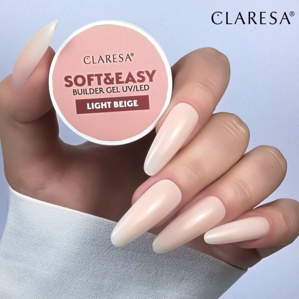 Claresa builder gel Soft&Easy gel lys beige 12g